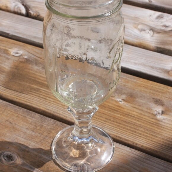 Ball Mason Jar Wine Glass Rednek Wine Glass - Picture 2 of 6